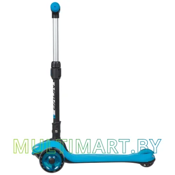 Самокат Novatrack RainBow Car Boy Pro 120CBP.RAINBOW.BL20 (синий, 2020) картинка 3